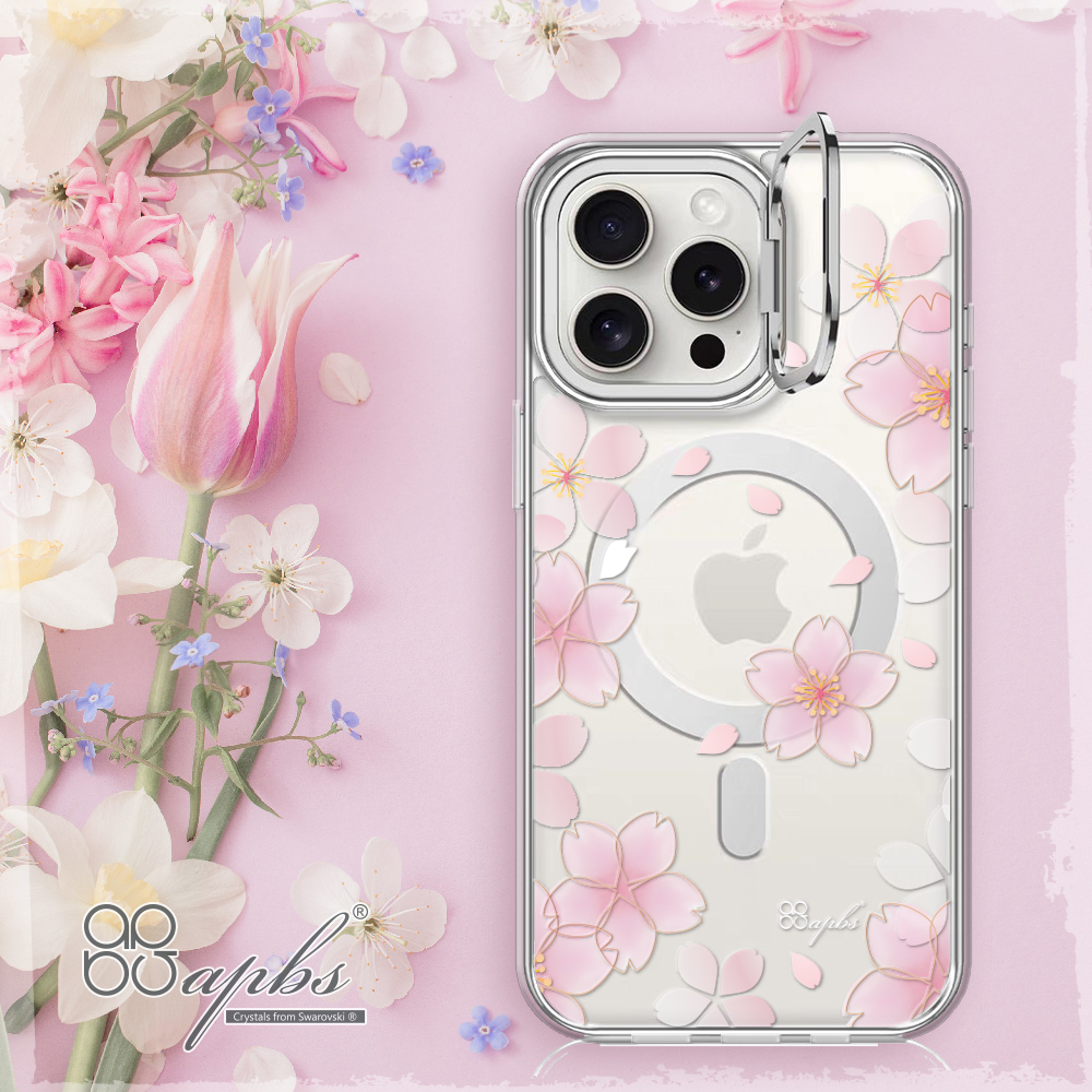 apbs軍規防摔隱形立架水晶彩鑽手機殼-多圖可選1(iPhone 16系列),apbs,雅品仕,iPhone 16 Pro Max,iPhone 16 Pro,iPhone 16 Plus,iPhone 16,輕薄,軍規,防摔,磁吸,magsafe,立架